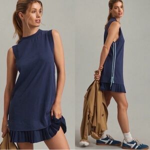 New M Anthropologie x Daily Practice Layer Up mini dress